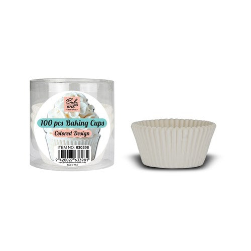 [PARA] 030398 BA BAKING CUP 120MM PLAIN WHITE 100'S