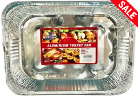 [APO] HW1010 ALUMINIUM FOIL TRAY TURKEY REC45.5X34X7.5CM $1.35@72PCS