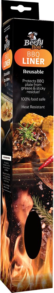 [UBL] KC0222  BBQ LINER BLACK 33X50CM