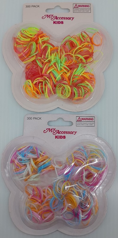 HAIR RINGS NON STICK 300PK