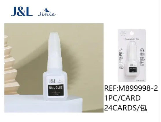 [MOT] M899998-2 NAIL GLUE WITH BRUSH, 10G, FOR FALSE NAILS
