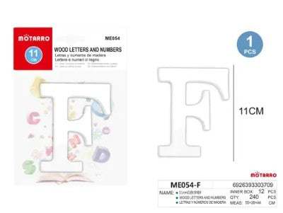 [MOT] ME054-F WOODEN LETTERS F