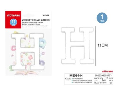 [MOT] ME054-H WOODEN LETTERS H