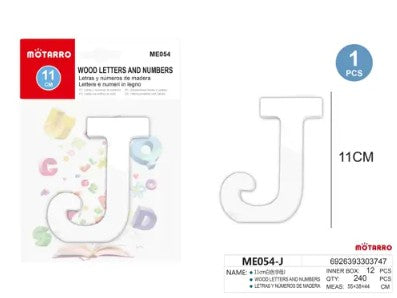 [MOT] ME054-J WOODEN LETTERS J
