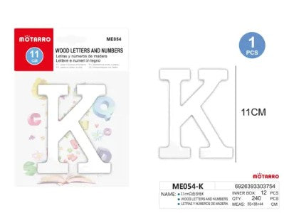 [MOT] ME054-K WOODEN LETTERS K