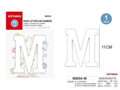 [MOT] ME054-M WOODEN LETTERS M