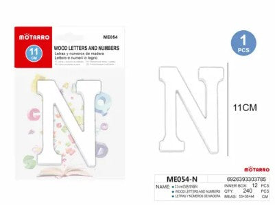 [MOT] ME054-N WOODEN LETTERS N