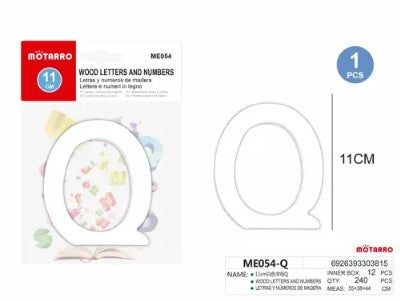 [MOT] ME054-Q WOODEN LETTERS Q