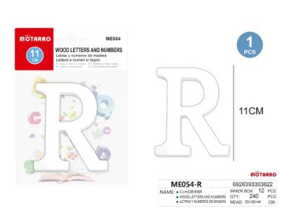 [MOT] ME054-R WOODEN LETTERS R