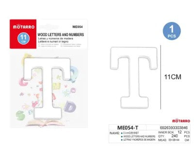 [MOT] ME054-T WOODEN LETTERS T