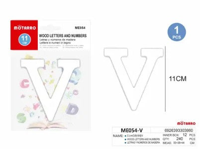 [MOT] ME054-V WOODEN LETTERS V