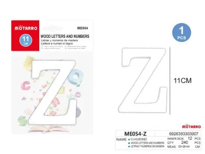 [MOT] ME054-Z WOODEN LETTERS Z