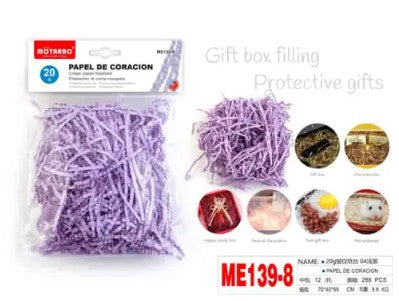 [MOT] ME139-8 GIFT WRAP CRINKLE & FILLER PAPER/20G/LIGHT PURPLE