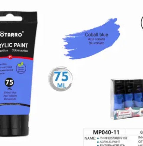 [MOT] MP040-11 75ML ACRYLIC PAINT-COBALT BLUE