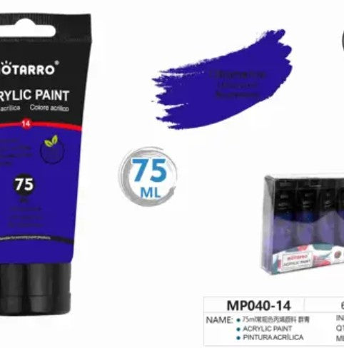 [MOT] MP040-14 75ML ACRYLIC PAINT-ULTRAMARINE