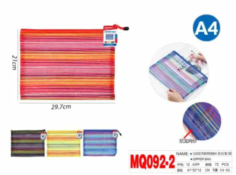 [MOT] MQ092-2 NYLON ZIPPER BAG/A4