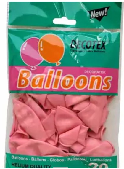 [MOT] PARTY4412 BALLOON 20PCS PINK