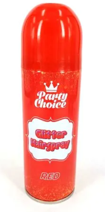 [APO] BH3030 GLITTER HAIR SPRAY (200ML) RED