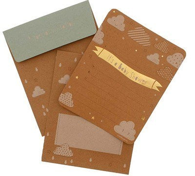 INVITATIONS CLOUD9 KRAFT 20PCS