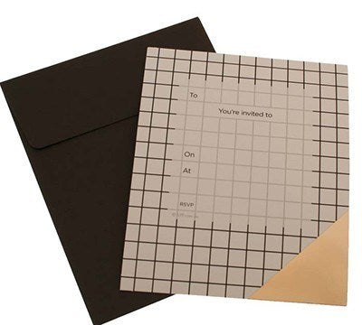 INVITATIONS OFF THE GRID 20PCS