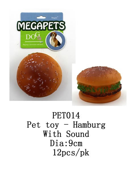 [MEGA] PET014 PET TOY HAMBURG WITH SOUND 9CM