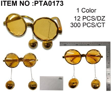 PARTY SUNGLASSES DISCO 14*15CM