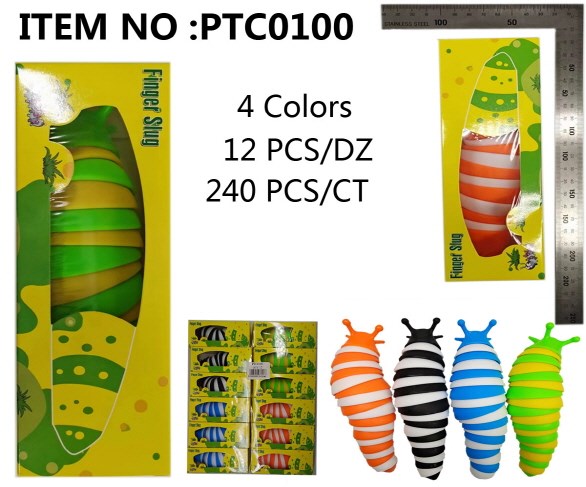 WORM FIDGET TOY SLUG 18.5CM
