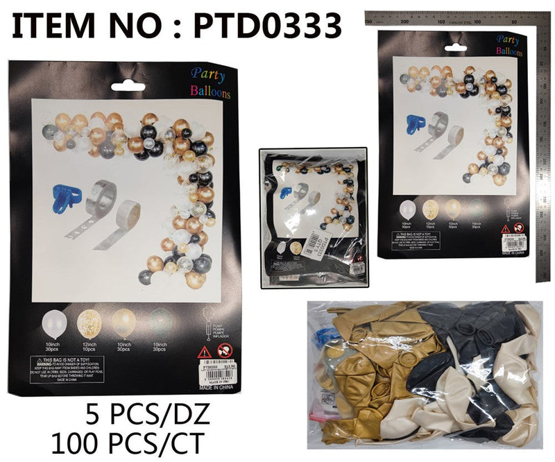 PARTY DECORATION BALLOON SET OF 100PCS