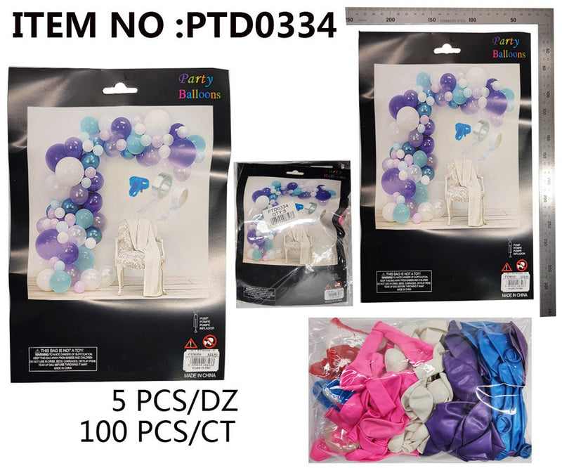 PARTY DECORATION BALLOON SET OF 100PCS