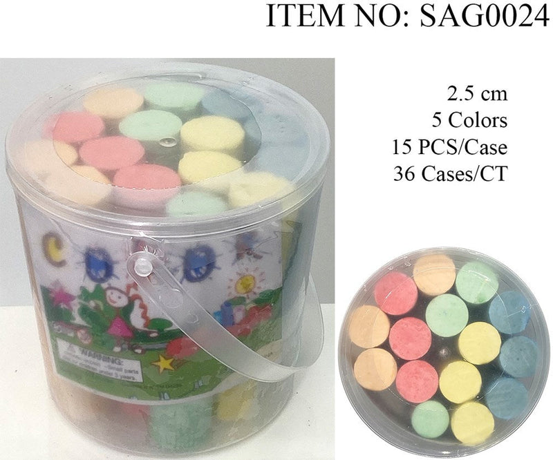 CHALK JUMBO 2.5CM 15PCS