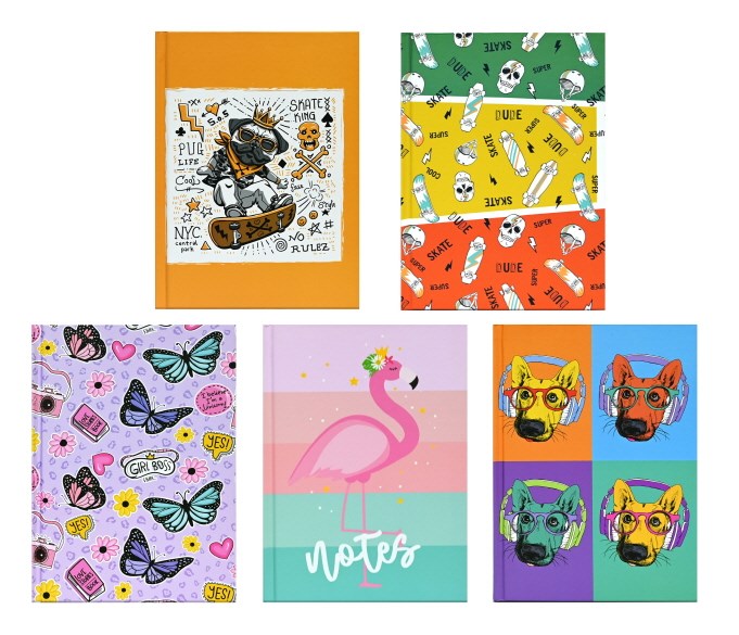 [UBL] SP0270 NOTEBOOK H/COVER PR. 100SHTS A5
