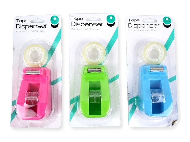 [JEM] STA 223244 CLEAR TAPE DISPENSER W 2 ROLLS