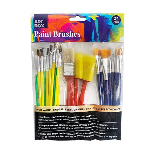 [JEM] ART 244911 ASST ARTIST PAINT BRUSH SET/25