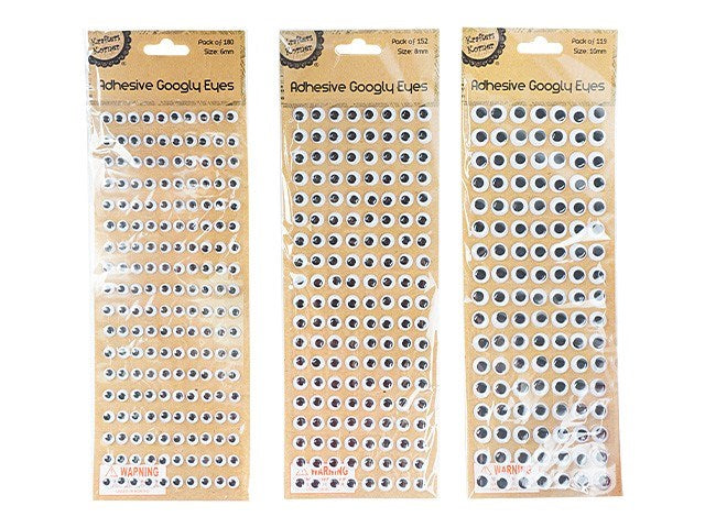 [JEM] CRAFT 226467 WIGGLY EYES STICKER