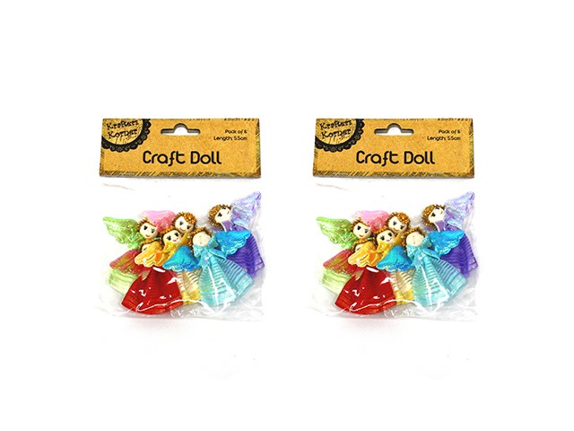 [JEM] CRAFT 211494 PK 6 CRAFT ANGEL DOLLS