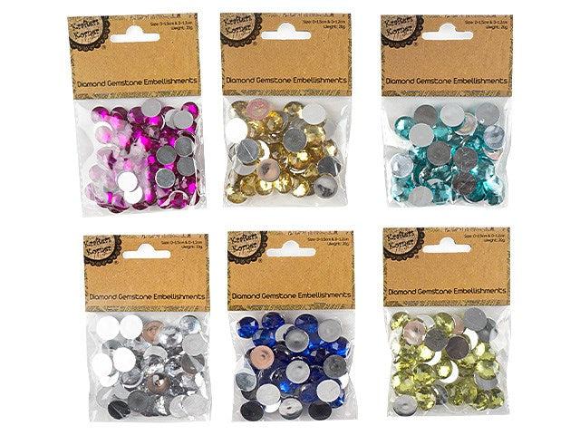 [JEM] CRAFT 257287 DIAMOND 20G GEMSTONE EMBELLISH