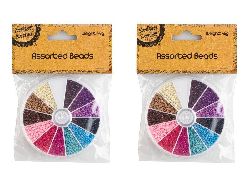[JEM] CRAFT 252695 ROUND CASE WITH BEADS 46G