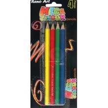 [RENO] PMC004 MEGA MULTI COLOUR PENCILS PK4