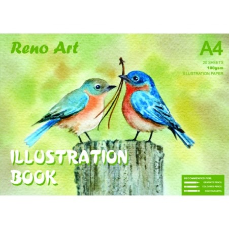 [RENO] IB-110-A4 ILLUSTRATION BOOK A4, 20 SHEETS, 110GSM