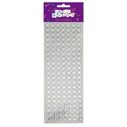 [AVA] 99763 CRAFT SELF STICK GEMS CLEAR 10MM