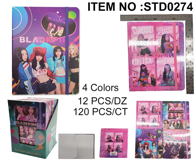 KPOP NOTEBNOOK 80PG 4ASST