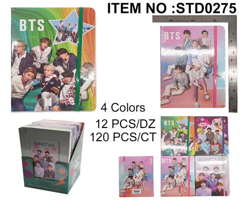 KPOP NOTEBNOOK 80PG 8ASST