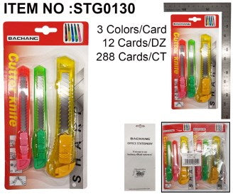 CUTTER KNIFE 3 PCS