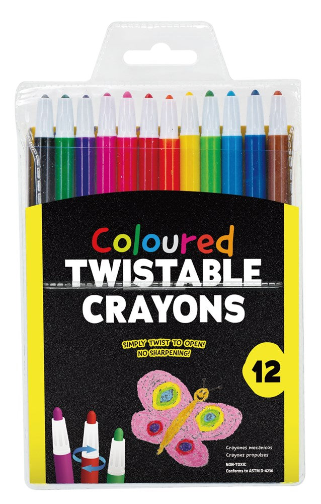[UBL] SE0037 Colouring Wax Twistable 12pk