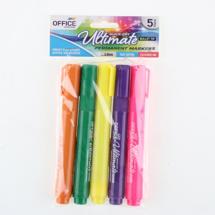 [SAS] 208821 Markers Permanent (Coloured) 5pk