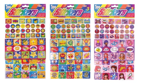 [UBL] SL0036 STICKER SHEET SETS 370PC 3ASST