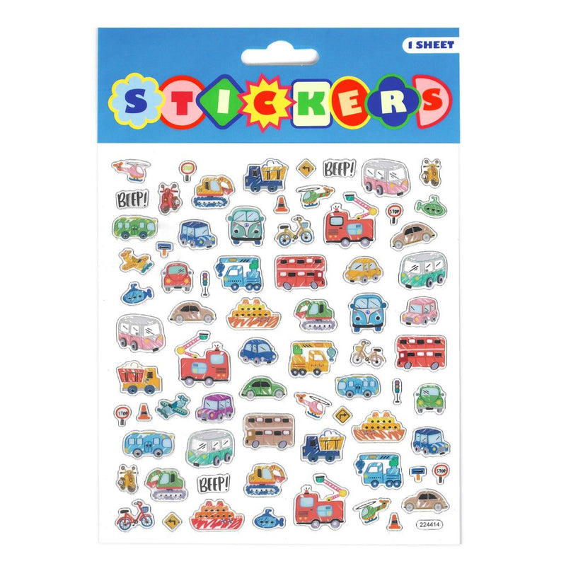 [AVA] 96365 STICKERS ALL THINGS TRANSPORT 15X17CM
