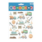 [AVA] 96548 STICKERS TRUCKS VEHICLES HEAVY MACHINERY 15X17CM