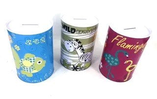 [APO] 93993 MONEY TIN ANIMAL CARTOON 10X15CM