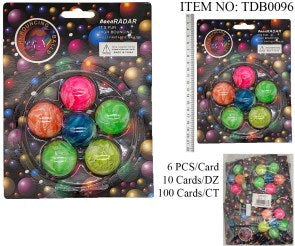 BOUNCING BALL 3.3CM 6PC